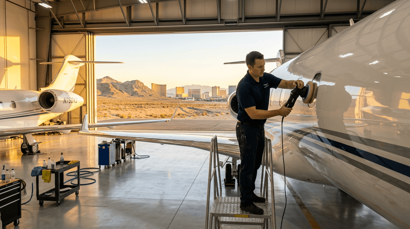 Aircraft Detailing in Las Vegas: A Professional Guide