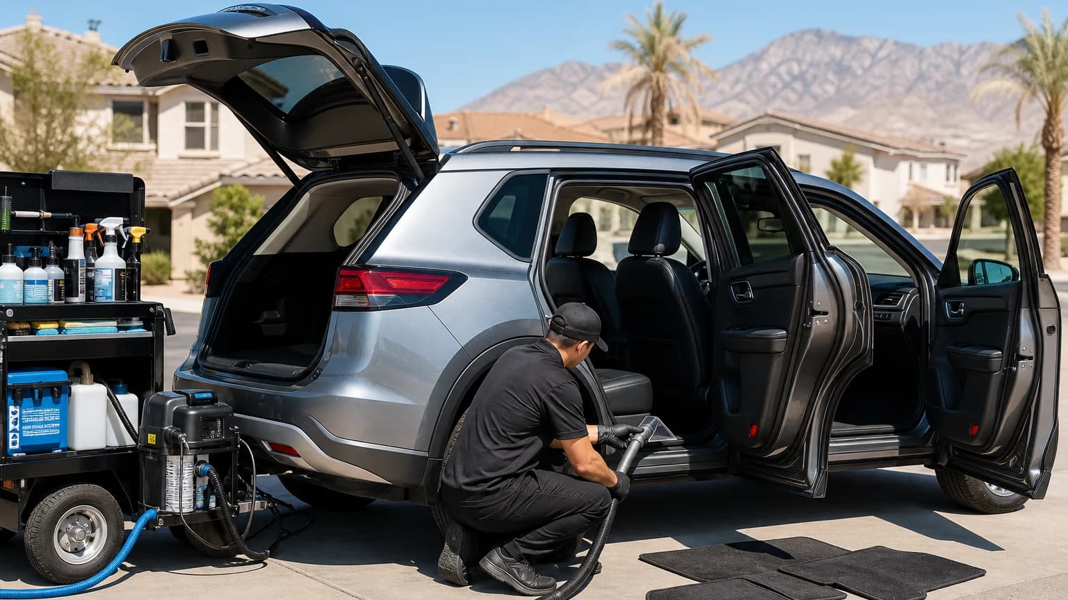 Car Carpet Cleaning Las Vegas: Sand and Stain Guide