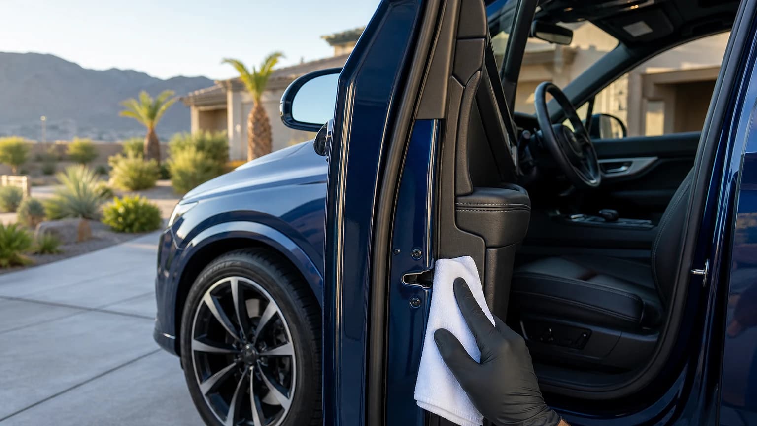 Door Jamb Cleaning in Las Vegas: The Detail Most Drivers Miss
