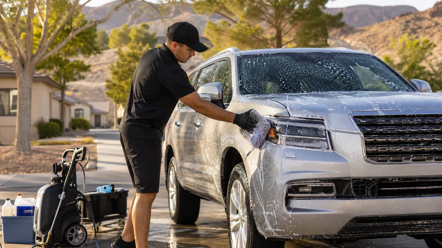 Mobile Detailing Boulder City NV: Lake Mead Water Spots