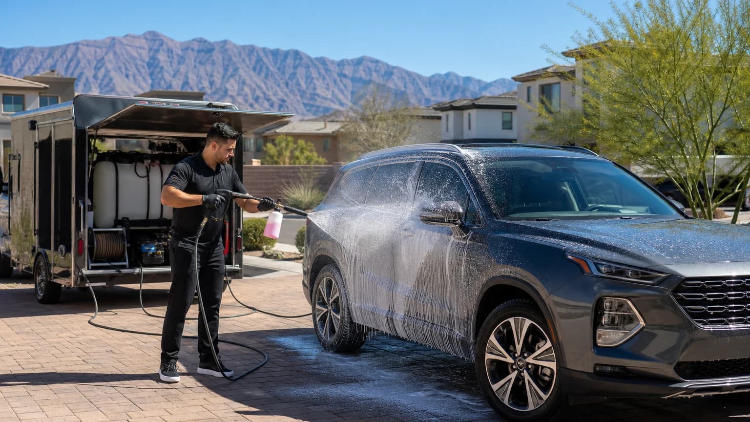 Mobile Detailing Centennial Hills NV: New Car Protection