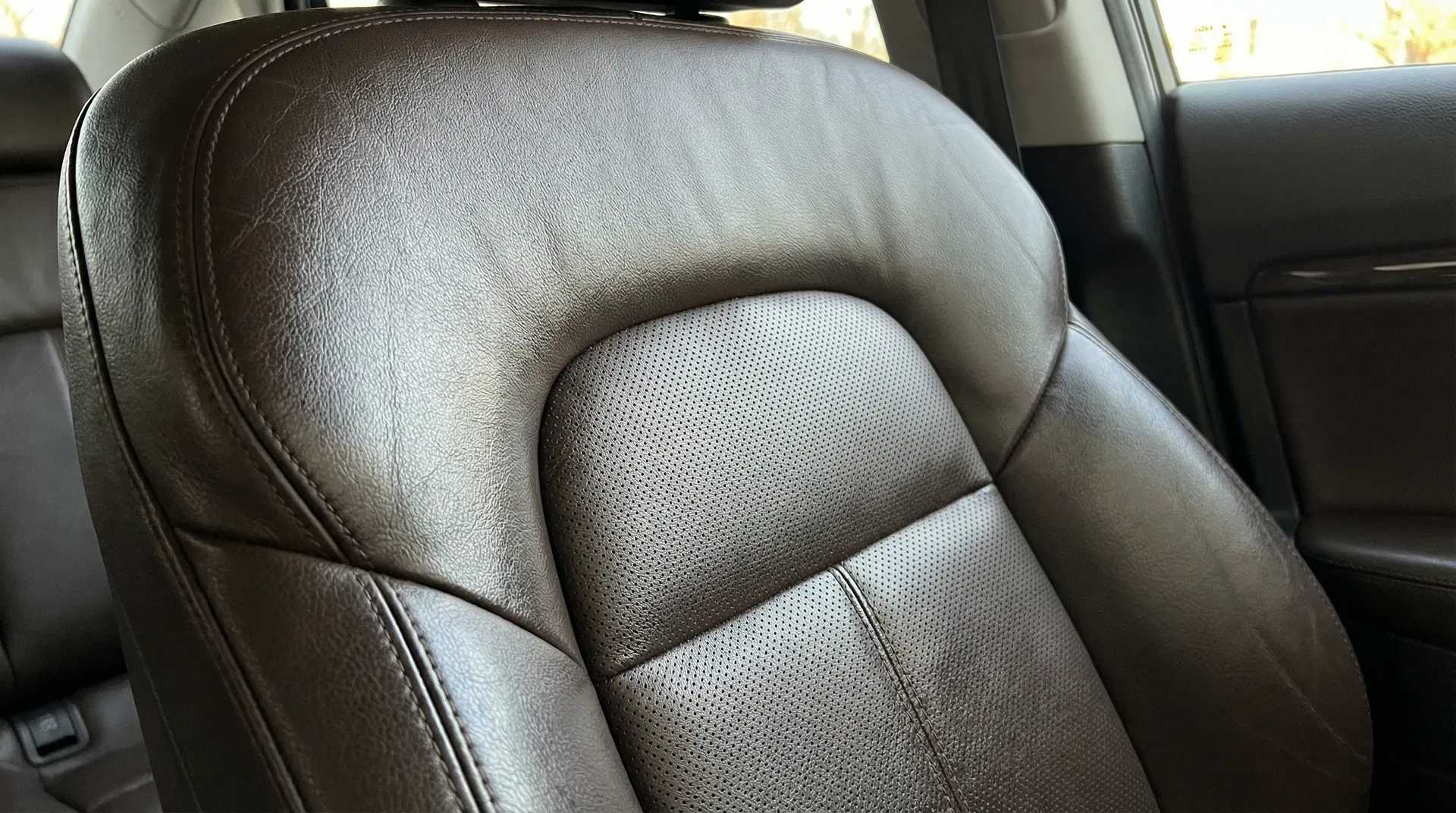 Leather Conditioning - Before